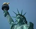 Liberty Enlightening the World, detail of the Statue of Liberty (1886)