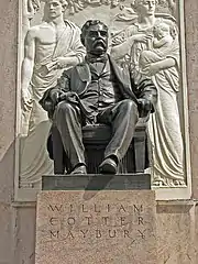 William C. Maybury Monument by Adolph Alexander Weinman in Grand Circus Park