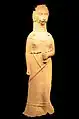 Punic figure of the goddess Tanit with a lion’s head. CE 1st century