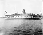 Steamer GB Greene (1896–1945), Ottawa River, by James Ballantyne