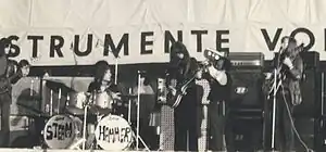 Steamhammer in concert, Hamburg, Germany, Easter 1970.