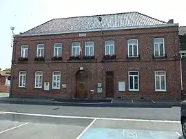 The town hall in Steenbecque