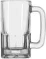 Glass tankard