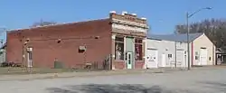 Downtown Steinauer: west side of Main Street.