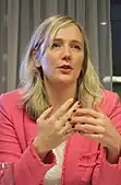 Stella Creasy MP, Labour Party deputy leadership candidate and former Young Fabian Executive member