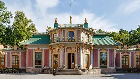 Chinese inspiration/Chinoiserie - Chinese Pavilion, Ekerö, Sweden, by Carl Fredrik Adelcrantz, 1763–1769