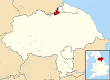 The part of the borough in North Yorkshire