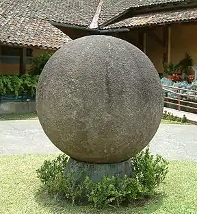 One of the stone spheres of Costa Rica