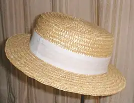 Boater hat