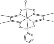 Structure of chloro(pyridine)cobaloxime