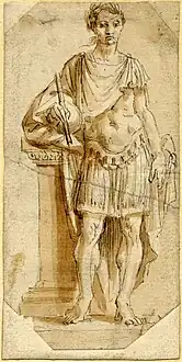 Study for a statue attributed to Peter van Dievoet