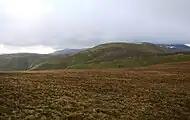 Stybarrow Dodd, seen from Great Dodd, with Green Side to the left