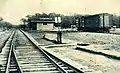 Early Subiaco Railroad Depot in Subiaco