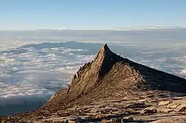 Subsidiary peak of Mount Kinabalu