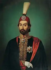 Sultan Abdülmecid I. Painting by an unknown artist, 1850s.