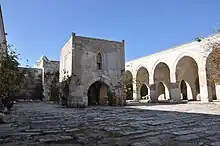 Courtyard of the Sultan Han caravanserai, built in 1229 on the road between Aksaray and Konya