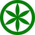 "Sun of the Alps" emblem used by the Lega Nord