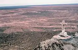 Statue of Christ the King (by Urbici Soler) on Mount Cristo Rey in Sunland Park