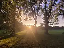 Winter sunrise across the Meadows