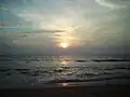 Sunset at Paravur Thekkumbhagam beach