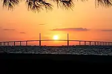 View of bridge from Fort De Soto Park