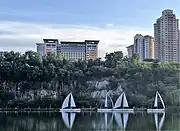 Photo of Sunway University from South Quay Lake