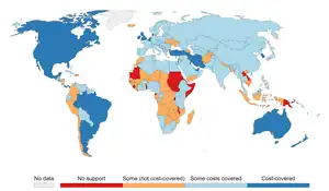 Support to help quit tobacco use, 2014