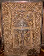 Khachkar in the prayer sanctuary