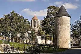 The gardens near the town hall in Surgères