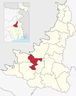 Location in West Bengal