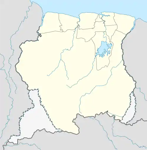 Brokopondo is located in Suriname