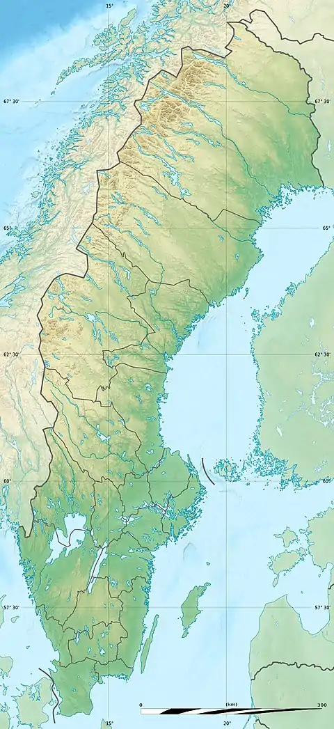 Åreskutan is located in Sweden