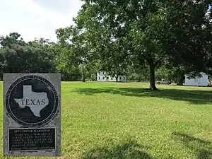 Levi Jordan Plantation State Historic Site on FM 521