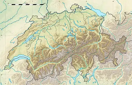 Nadelhorn is located in Switzerland