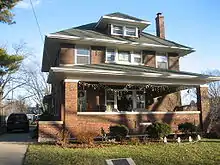 Prairie style Wally Thurow House (1917)