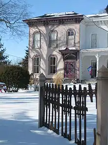 David DeGraff House (1867) in the Sycamore Historic District