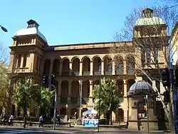 Near Martin Place: Sydney Hospital (side wing) (rebuilt 1894)