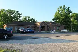 Township Hall and police station on US-12