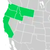 Symphyotrichum hendersonii distribution map: US — California, Idaho, Montana, Oregon, and Washington.