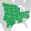 Symphyotrichum oblongifolium distribution map: Mexico — Coahuila; US — Alabama, Arkansas, Colorado, Illinois, Indiana, Iowa, Kansas, Kentucky, Maryland, Minnesota, Mississippi, Missouri, Montana, Nebraska, New Mexico, North Carolina, North Dakota, Ohio, Oklahoma, Pennsylvania, South Dakota, Tennessee, Texas, Virginia, West Virginia, Wisconsin, and Wyoming