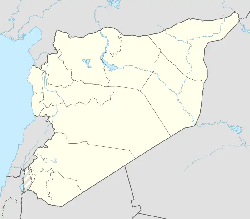 Jisr ash-Shughūr is located in Syria