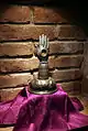 The relic of the hand of Santa Anne in the church's Loretto chapel