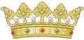 Coronet of Marquesses on helm and shield.