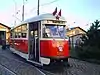 Historical  T1 tram in Prague