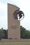 TAMIU entrance sign