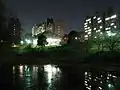 Suzukakedai campus at night