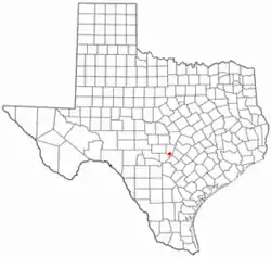 Location of Blanco, Texas