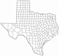 Location of Cove, Texas