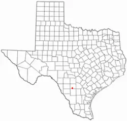 Location of Dilley, Texas