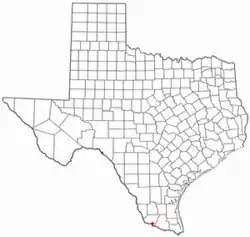 Location of La Puerta, Texas